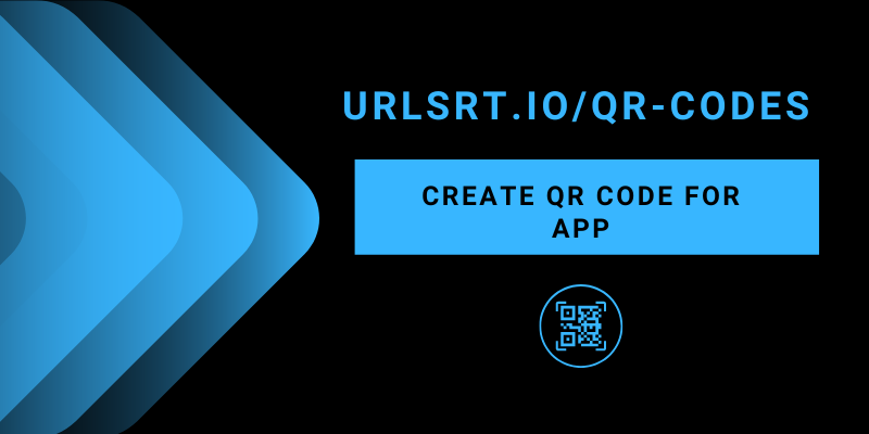 How to create QR code for app