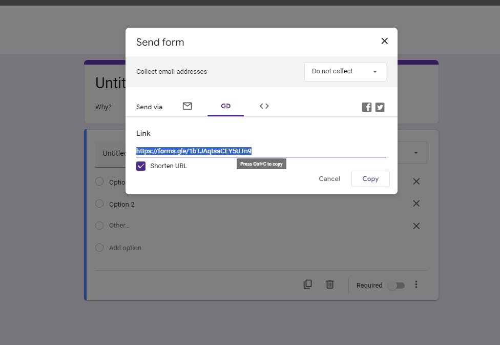  Select Copy option