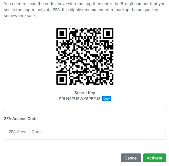 Scan the QR code