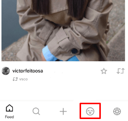 How to Add VSCO Link to Instagram Bio - Select the Profile icon