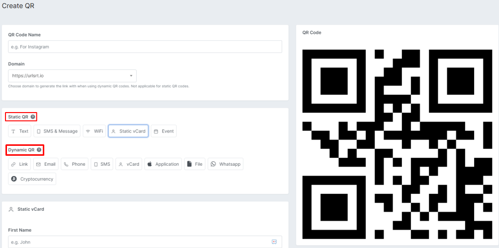 QR Code Payment - Choose Static or Dynamic QR Code
